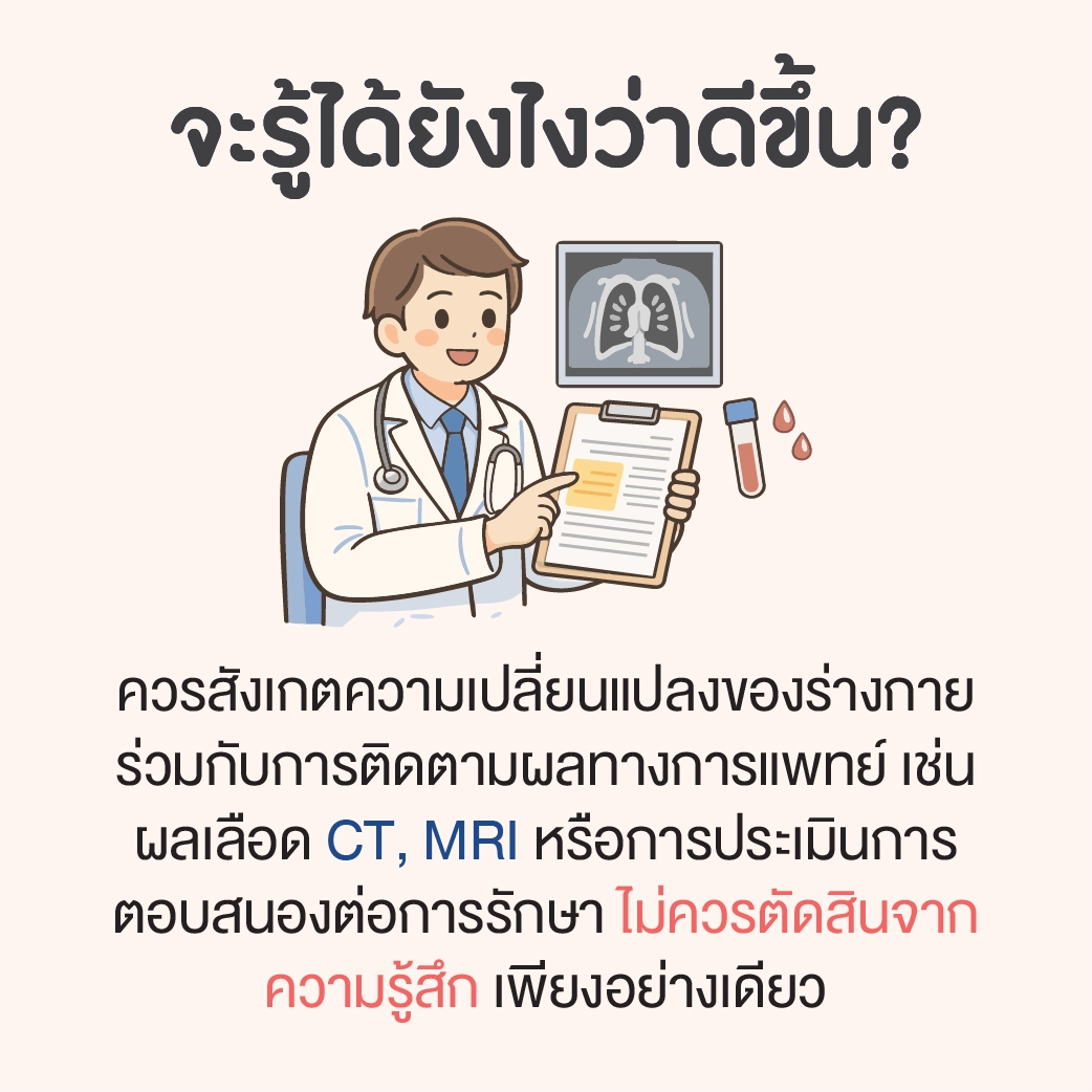 จะรู้ได้ยังไงว่าดีขึ้น?